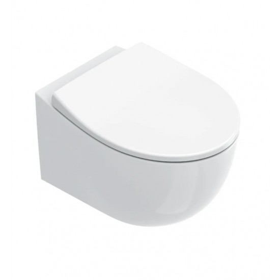 Κρεμαστή Λεκάνη Catalano Italy Newflush 1VS52RIT00 Vortex Flushing 52 εκ. με Κάλυμμα Λευκό Soft Close 